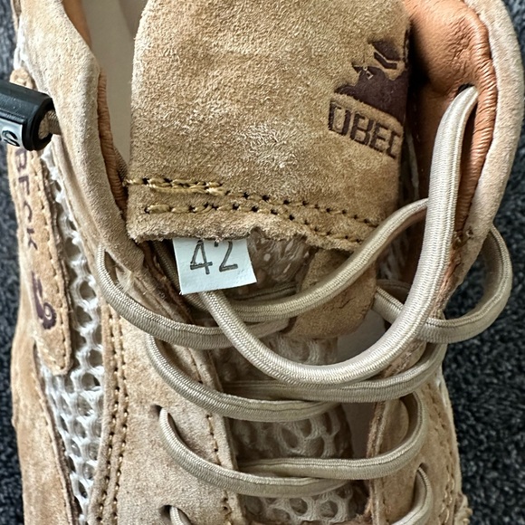 DBECK Men's Lightweight Beige Mesh Suede Casual Sneakers, Size 9 (US), 42 (EU) - Picture 6 of 6